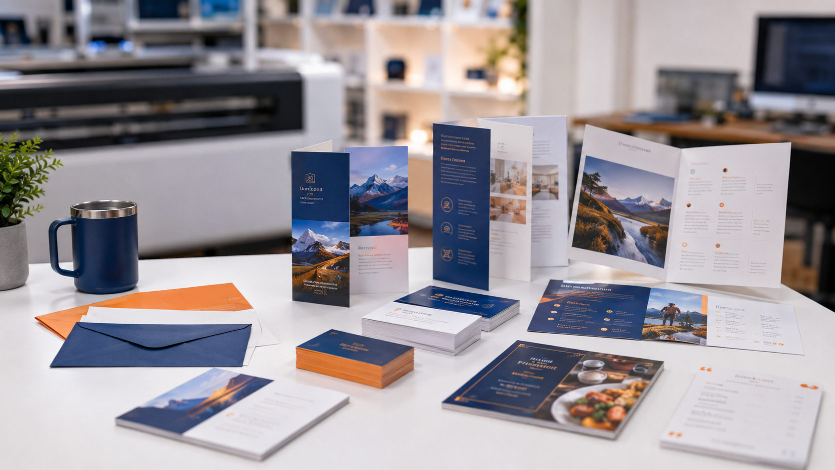 Printed marketing materials